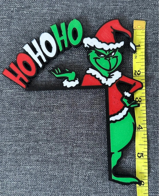 Grinch Door Corner or Light Switch Topper