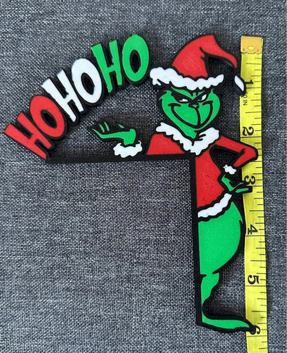 Grinch Door Corner or Light Switch Topper
