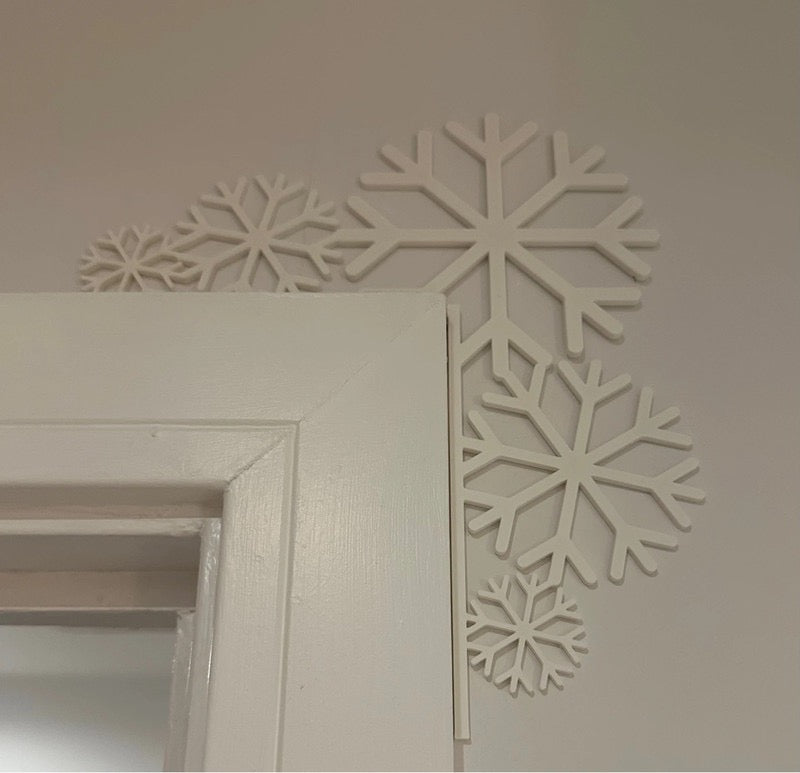 Christmas Snowflake Door Corner Decoration