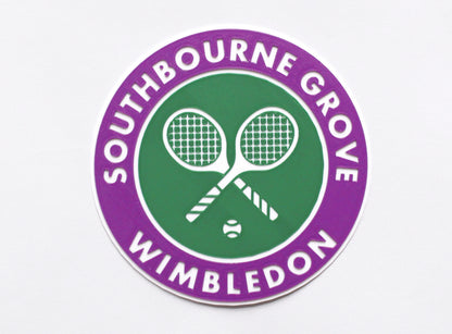 Personalised 3D Printed Wimbledon Room Sign