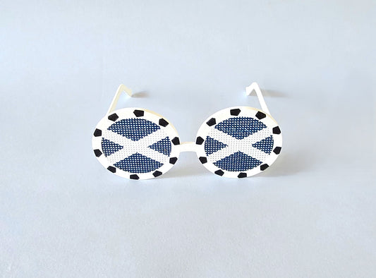 Scotland Flag Novelty Football Glasses