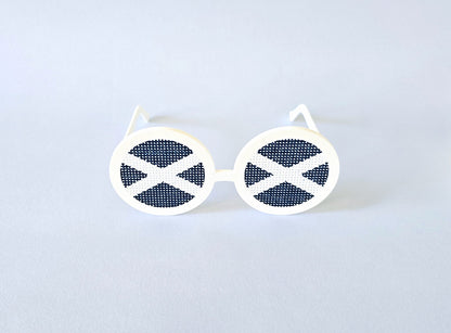 Scotland Flag Novelty Football Glasses