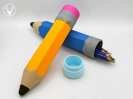 Giant Pencil-Shaped Pencil Case